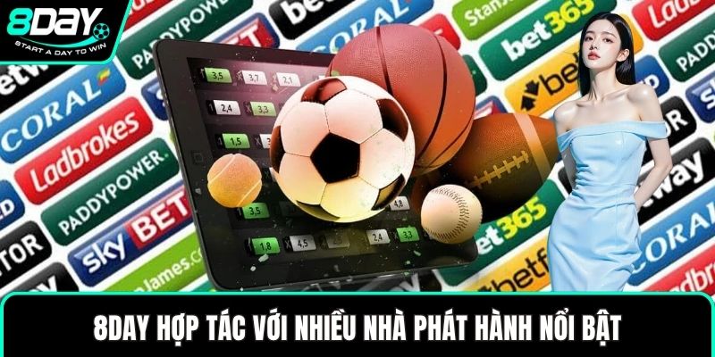 8DAY hợp tác với nhiều nhà phát hành nổi bật